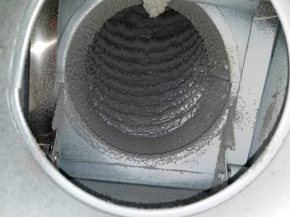 Conduits de ventilation installés